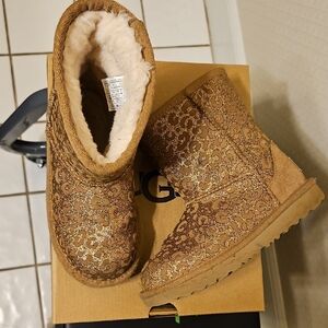 UGG Gold Sequin Boots